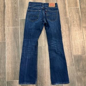 Levi's Dark Blue Bootcut Jeans